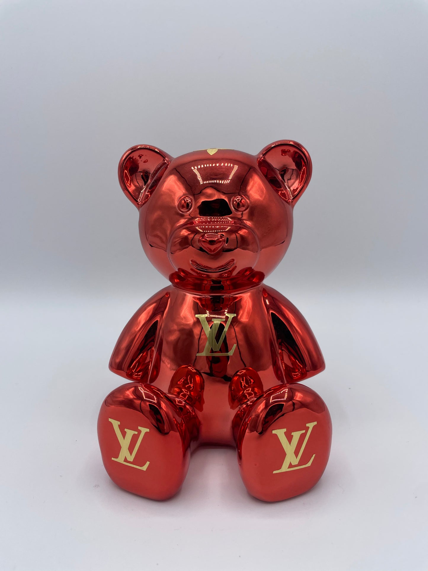 THE LOUIS VUITTON RED MINI BEAR