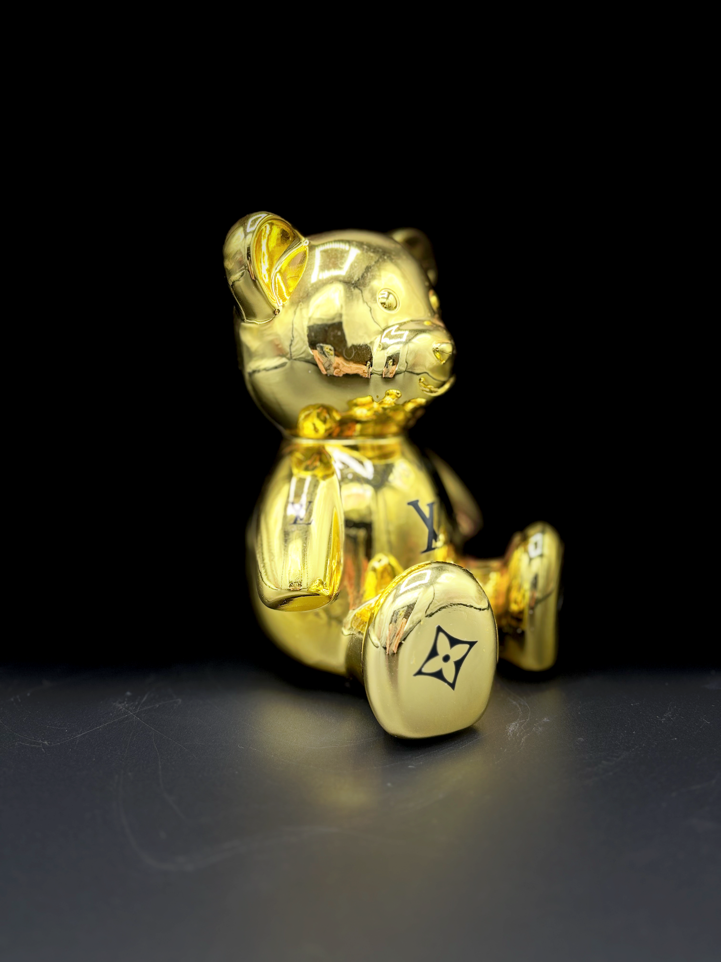 THE LOUIS VUITTON GOLD MINI BEAR