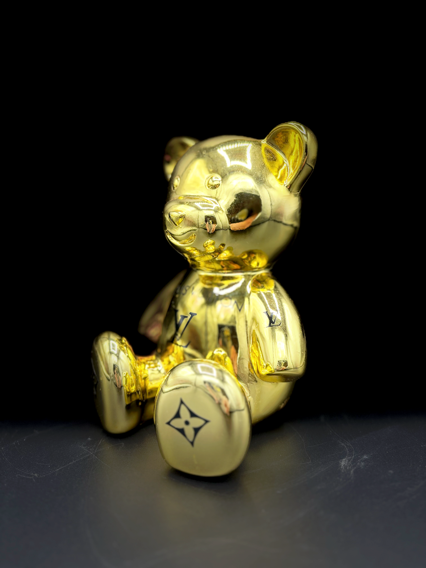 THE LOUIS VUITTON GOLD MINI BEAR